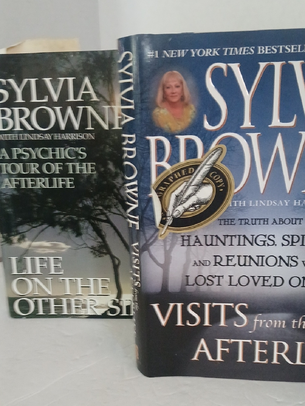 Sylvia Browne Visits From The Afterlife & Life On The Other Side SIGNED